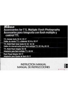 Nikon SB 15 manual. Camera Instructions.